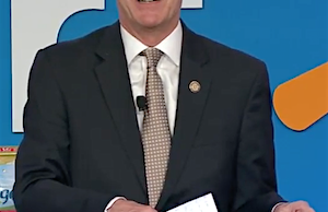 Gov.&nbsp;Asa Hutchinson speaks at the Wal-Mart manufacturing summit in Bentonville.