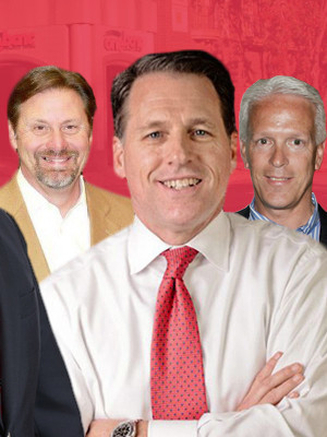 Brad Paul, Mike Heald and Gary Rickenbach, formerly of One Bank & Trust