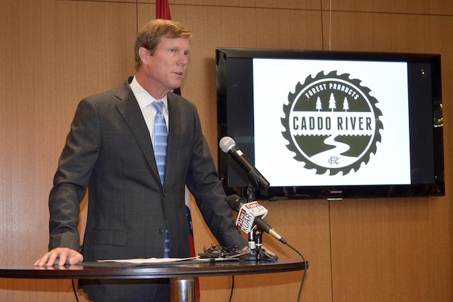 David Henderson, a member of the Caddo River&nbsp;Forest Products partnership, which plans to reopen a sawmill in Glenwood and employ 136 people.