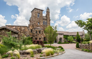 Admiration for classic European architecture inspired Joan and Bruce Johnson to build Dromborg, the castle-like residence now for sale for $9.7 million.