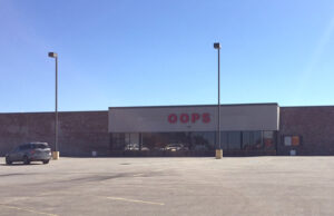Former Oops property at 271 W. Main St. in Farmington.