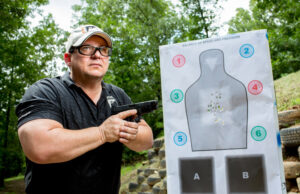 Robert Jennings is founder of Get Trained Be Ready of Searcy, one of two companies licensed by the state to provide active shooter response training to private enterprises, according to the Arkansas State Police.  “The faster that somebody who is armed and trained can engage, the sooner it’s over,” he says.