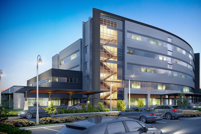 A rendering of the future Arkansas Children's Northwest hospital in Springdale.