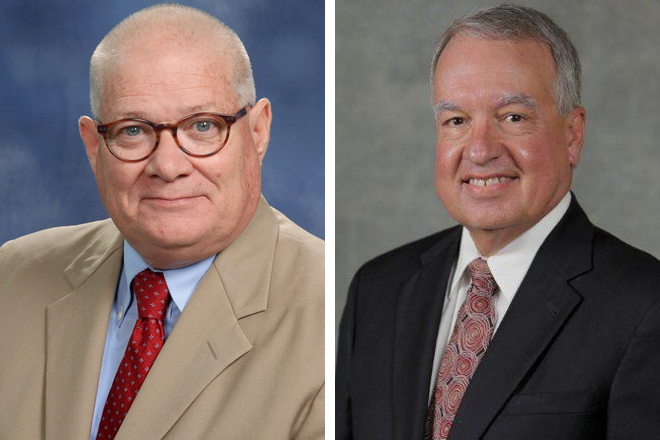 Rev. Mackey Yokem of the United Methodist Foundation of Arkansas | David Napier of Youth Home Inc.