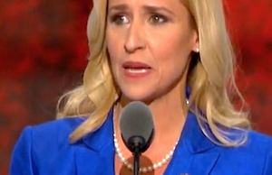 Leslie Rutledge at the Republican National Convention.
