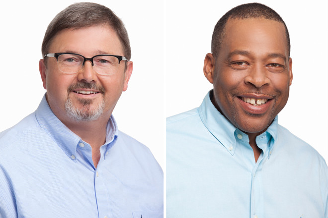 Mike Meadors and William Smith of Baldwin & Shell Construction Co.