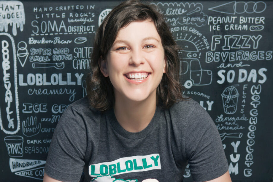 Sally Mengel of Loblolly Ice Cream Shop