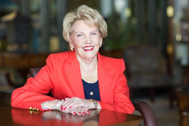 Johnelle Hunt says she would have been happy to stay home, cook, sew and take care of the children. Her husband had other ideas.