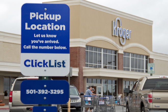 Kroger's store in the Indian Hills Shopping Center in North Little Rock is one of two central Arkansas locations rolling out the ClickList service.