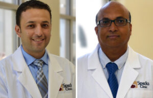 Dr. Mohammad Omar Owais and Dr. Vijayakumar Javalkar of Sparks Health System in Fort Smith.