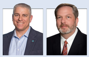 Crafton Tull CEO Matt Crafton and Mark Owings, the senior vice president of architecture who will manage the Fayetteville office.