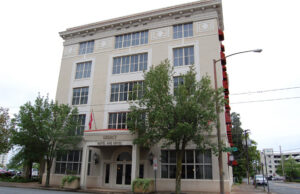 Legacy Hotel in downtown Little Rock.
