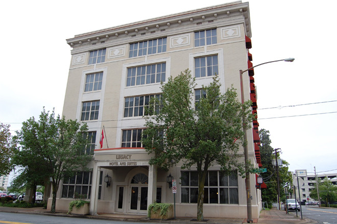 Legacy Hotel in downtown Little Rock.