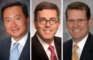Pete Yuan, Gregory Smithers and James Phillip Jett Jr., all of IberiaBank