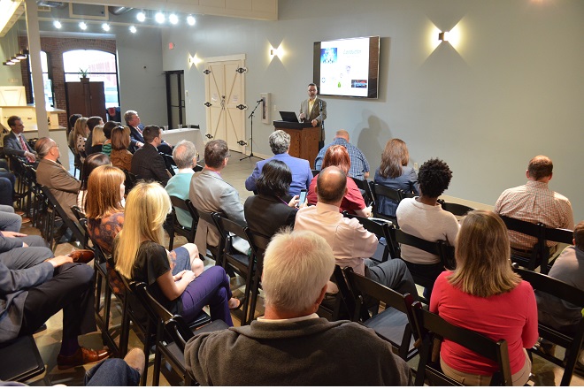 Jeff Standridge, a leader with the Central Arkansas Venture Team, speaks about the University of Central Arkansas' new public-private Conductor initiative to drive entrepreneurship and innovation. Other partners include Startup Junkie Consulting and the Arkansas Regional Innovation Hub at Winrock International.