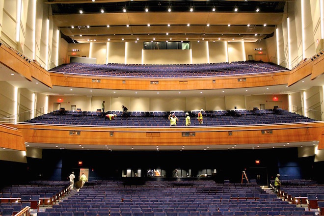 The renovated interior of the Robinson Center.&nbsp;