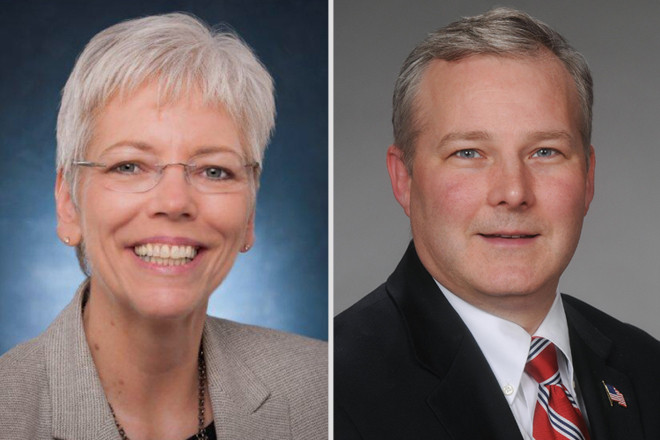 Wal-Mart Stores executive Rita Carney and Lt. Gov. Tim Griffin both champion STEM opportunities for girls. “If you’re going to have the best ideas, you need both boys and girls in the room,” Griffin said.