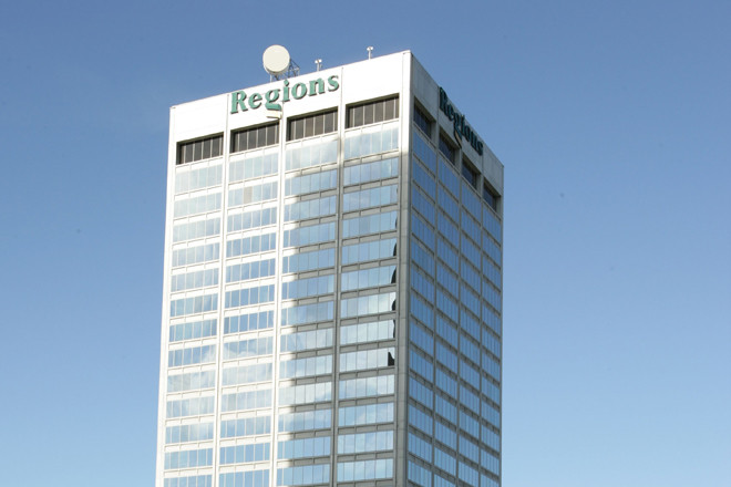 The Regions Center at 400 West Capitol Ave. in Little Rock is second only to its neighbor, the Simmons Tower, as the tallest building in the state.