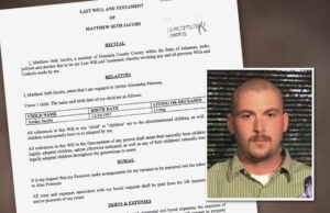 Donna Herring is accused of creating Matthew Jacobs' last will and testament days after he died in January 2015.