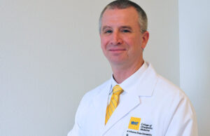 Dr. Shane Speights, dean of the New York Institute of Technology College of Osteopathic Medicine at Arkansas State University