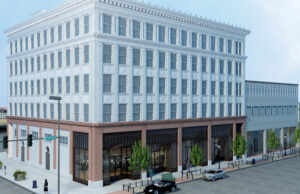A rendering of improvements to the&nbsp;Hall and Davidson buildings at&nbsp;201-215 W. Capitol Ave.