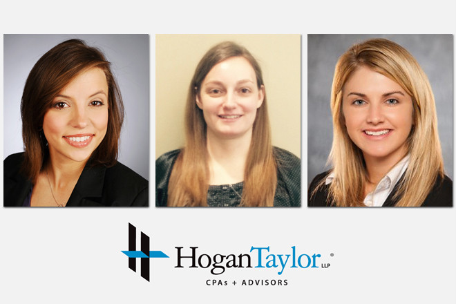 Alison Wynne, Meagan Barkley and Stacy Pritchett of HoganTaylor