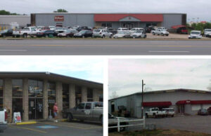 Clockwise from top: The Ridout locations in Conway, Benton, and Cabot.