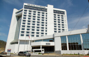 The redone 14-floor hotel is getting a new spa.