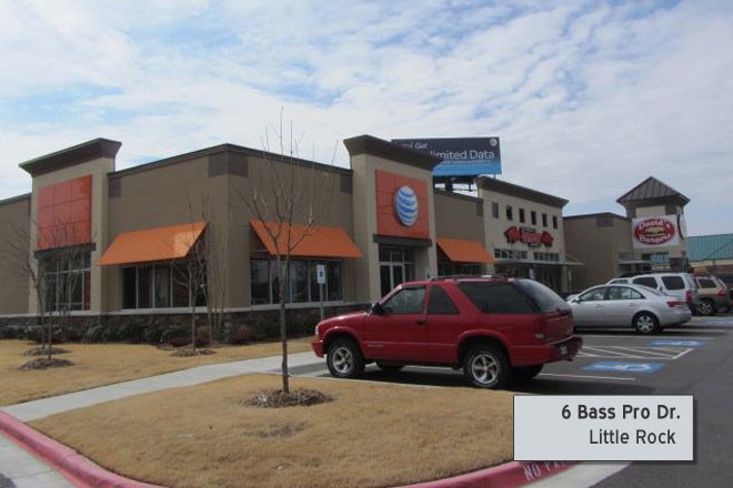 A future Hooters location is planned for this property in Little Rock's Gateway Town Center.