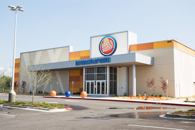 Dave & Buster’s at 10900 Bass Pro Parkway in Little Rock.