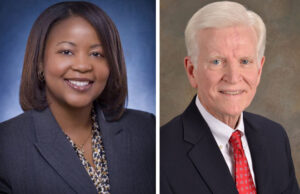 Carla Martin and Rex M. Terry, members of the Arkansas Blue Cross & Blue Shield board of directors