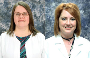 Robin Kerr of Batesville Med PACC/Med Aesthetics and Dr. Melissa Yawn of Newport Diagnostic Center
