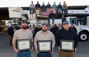 Nathan Ball, Travis Lauer and Jake Ballard of Conway Corp.