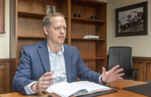 James Reed faced a tough first task as CEO at USA Truck in Van Buren, reporting a 2016 loss of $7.7 million. This year, he is expecting a profit.