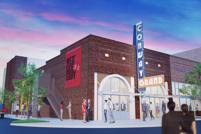 The Conway 125 plan includes restoration of the downtown, 300 seat Grand Theatre.