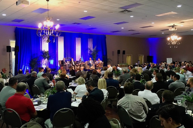 Outlook Conway, presented by the Conway Area Chamber of Commerce, examines local economic trends. The event included panel discussions featuring leaders in real estate, energy and health care.