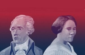 Illustrations of Alexander Hamilton and Madam C.J. Walker. Both will be featured as heroes of captialism in Stephens Inc.'s film series.&nbsp;