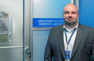 Adam Holland, Wal-Mart's senior director of the e-discovery and forensic services lab.