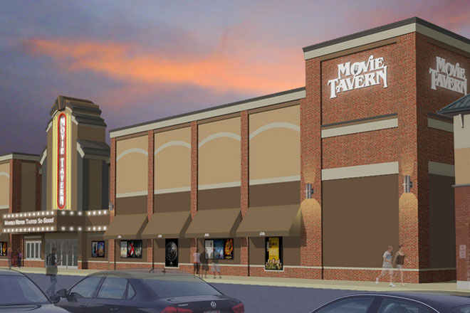 The 11-screen, $9.8 million Movie Tavern will be part of Gateway&rsquo;s entertainment offerings.