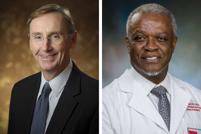 Dr. A. Wesley Burks and Dr.&nbsp;Danny O. Jacobs