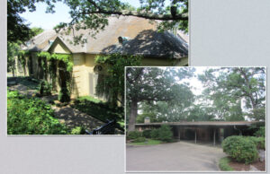 From top left: Greenbrier property purchased by an affiliate of Mark McLarty and Heights property bought by a John Stephens affiliate, both in Little Rock.
