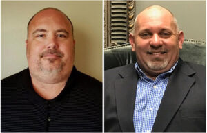 Richard Warner of Crye-Leike in Bryant and Rob Levecchia with Crye-Leike's North Little Rock location.