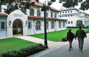 The Hale Bathhouse on Bathhouse Row in Hot Springs National Park.