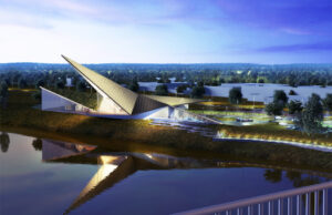 Artist rendering of the National U.S. Marshals Museum, planned for Fort Smith in 2019.