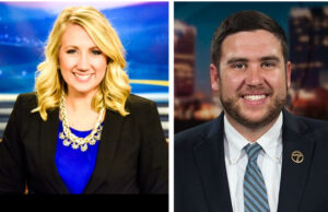 KATV-TV, Channel 7 reporters Ansley Watson and Nick Popham.