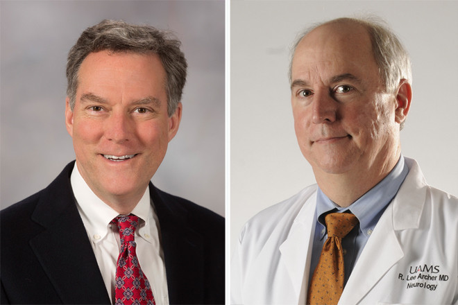 Dr. Rick Barr and Dr. R. Lee Archer, both of UAMS