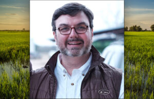 Ben Noble, of Riceland foods, warns of the potential, future scarcity of riceland water.