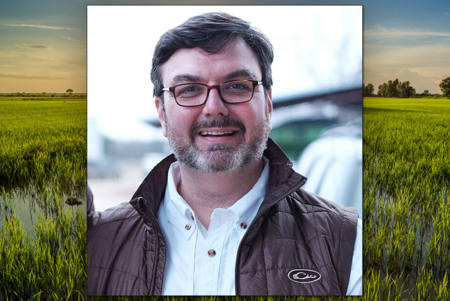 Ben Noble, of Riceland foods, warns of the potential, future scarcity of riceland water.