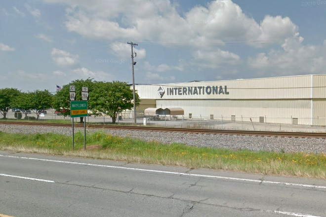 The former American Transportation facility on Harkrider Street in Conway.