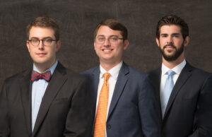 Joshua C. Ashley, Kyle D. Kennedy and Taylor A. Stockemer of Friday Eldredge & Clark.